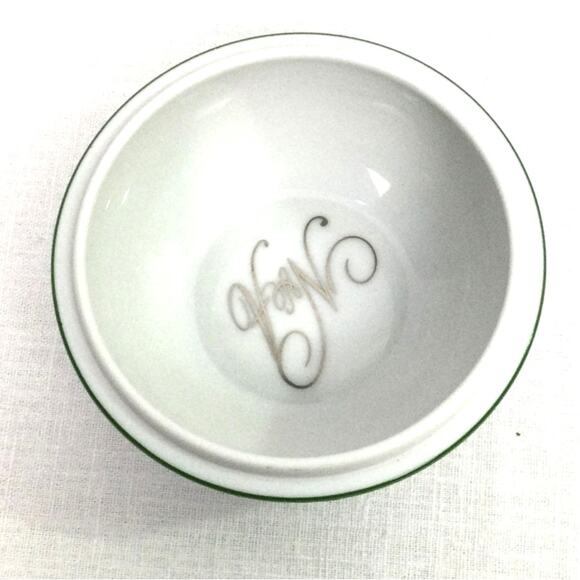 Austrian Wien Augarten Vienna Vintage Hand Painted Rose Porcelain Trinket Dish - Picture 7 of 14